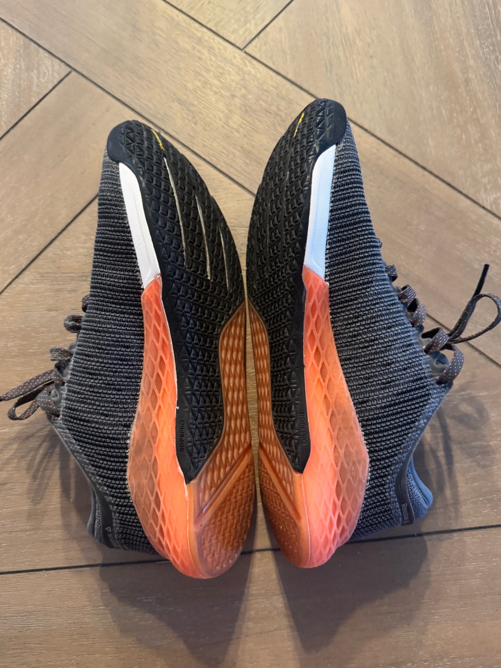 Reebok CrossFit Running Shoes - Grey with Orange and White Accents - Picture 4 of 11